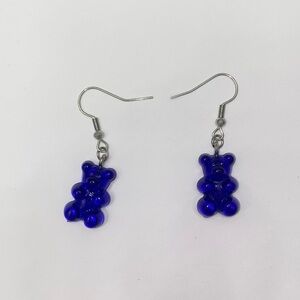 Blue Gummy Bear Earrings 💙